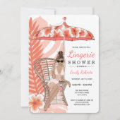 Lingerie Shower Brunette Bride Kaart (Voorkant)