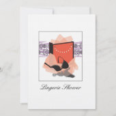 Lingerie Shower Invitation Kaart (Voorkant)