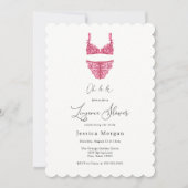 Lingerie Shower-uitnodiging Kaart (Voorkant)