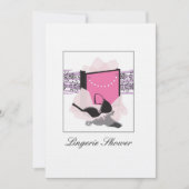 Lingerie Shower-uitnodiging Kaart (Voorkant)
