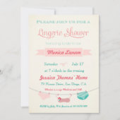 Lingerie Shower-uitnodiging Kaart (Voorkant)