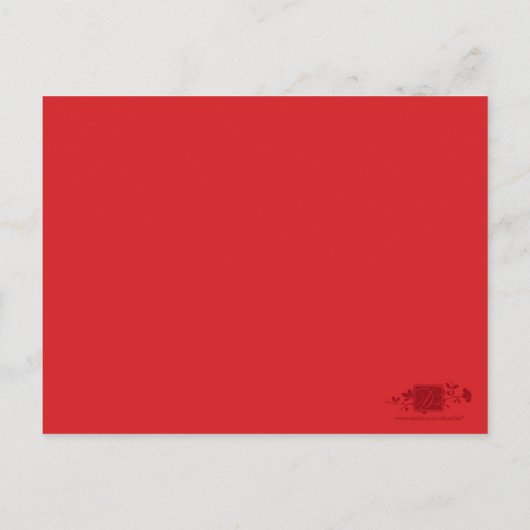 Lingerie Shower-uitnodiging Uitnodiging Briefkaart (Achterkant)