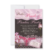Lingerie Shower-uitnodigingen