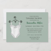 Lingerie Shower-uitnodigingen Kaart (Voorkant)