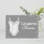 Lingerie Shower-uitnodigingen Kaart (Staand voorkant)