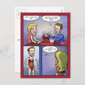 Lingerie Valentijn Feestdagenkaart (Voorkant / Achterkant)