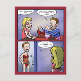 Lingerie Valentijn Feestdagenkaart