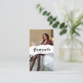 Lingerie visitekaartje (Staand voorkant)