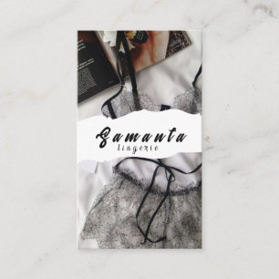 Lingerie visitekaartje