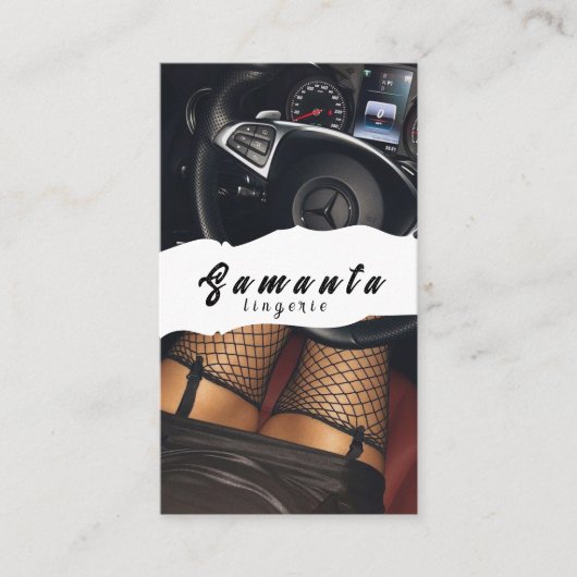 Lingerie visitekaartje (Voorkant)