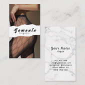 Lingerie visitekaartje (Voorkant / Achterkant)