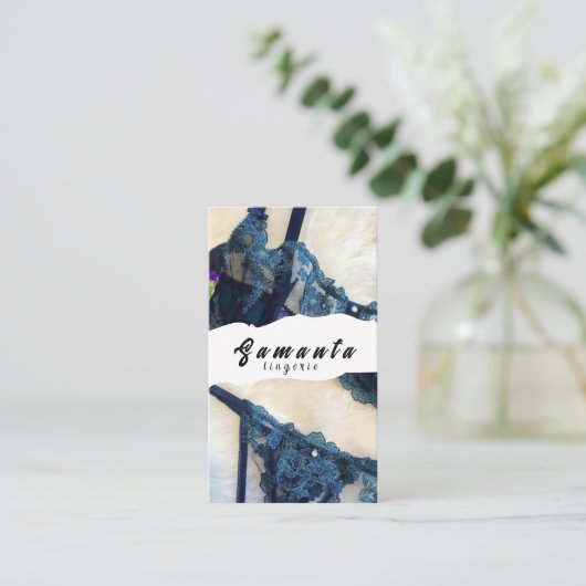 Lingerie visitekaartje (Staand voorkant)