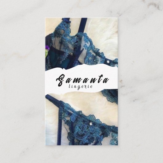 Lingerie visitekaartje (Voorkant)