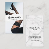 Lingerie visitekaartje (Voorkant / Achterkant)