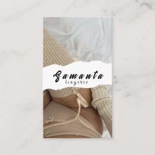 Lingerie Visitekaartje