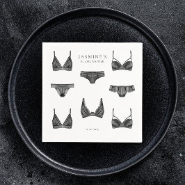 Lingerie Vrijgezellenfeest Bachelorette Panty Patt Servet