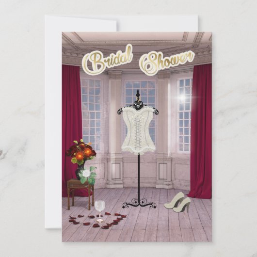 Lingerie Vrijgezellenfeest Kaart (Voorkant)