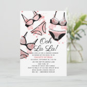 Lingerie Vrijgezellenfeest Panty Bachelorette Kaart (Staand voorkant)