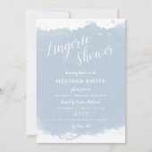 Lingerie Vrijgezellenfeest, stoffige blauwe waterv Kaart (Voorkant)