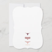 Lingerie Vrijgezellenfeest White Invitation Kaart (Achterkant)