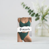 Lingerie Zakelijke Kaart Visitekaartje (Staand voorkant)