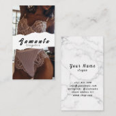 Lingerie Zakelijke Kaart Visitekaartje (Voorkant / Achterkant)