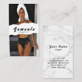 Lingerie Zakelijke Kaart Visitekaartje (Voorkant / Achterkant)