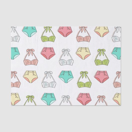 Lingerie Zomer Zwempak Douche Tissuepapier (Voorkant)