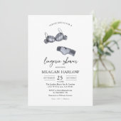 lingeriedouche | Lingerie Party Vrijgezellenfeest Kaart (Staand voorkant)