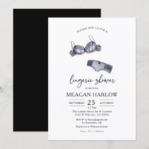 lingeriedouche   Lingerie Party Vrijgezellenfeest Kaart