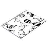 Lingeriepatroon: Ondergoed Achtergrond Ontwerp. Notitieboek (Linkerzijde)