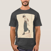 Lingering Spring by Akiko Yosano Kanji T-shirt (Voorkant)