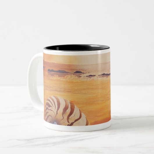 Lingering Tweekleurige Koffiemok (Voorkant links)