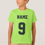 Linggroen en marineKinderen | Sport Jersey Design T-shirt<br><div class="desc">Linggroen en marineKinderen | Sport Jersey Design Kinder Football Jersey T-Shirt</div>