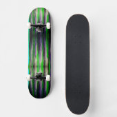 Linggroen gesmolten striptekenbord persoonlijk skateboard (Voorkant)