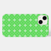 Linggroen scheepspatroon Case-Mate iPhone case (Achterkant (horizontaal))