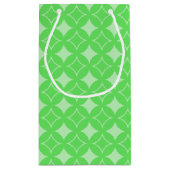 Linggroen scheepspatroon klein cadeauzakje (Achterkant)