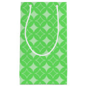 Linggroen scheepspatroon klein cadeauzakje (Voorkant)