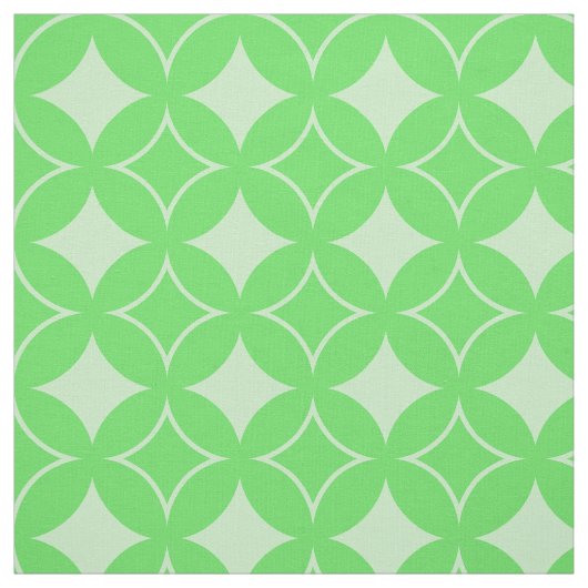 Linggroen scheepspatroon stof (Swatch)