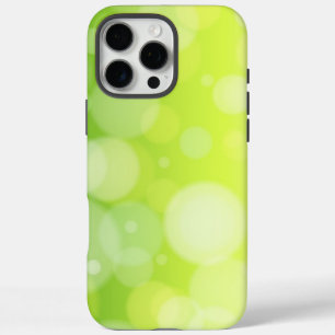 Linggroene bokeh (alle telefoons) iPhone 16 pro max hoesje