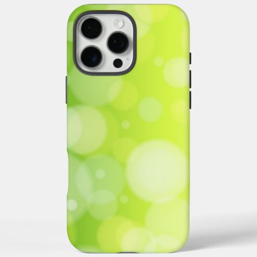 Linggroene bokeh (alle telefoons) Case-Mate iPhone case (Achterkant)