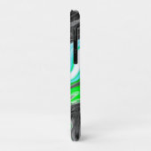 Linggroene en blauwe marmer zoals Swirls Case-Mate iPhone Case (Achterkant/links)