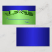 Linggroene en Royal Blue Plaatskaarten Plaatskaartje (Voorkant / Achterkant)