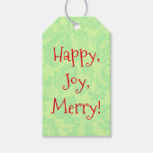 Linggroene  kerstcadeautjes Label Cadeaulabel (Voorkant)