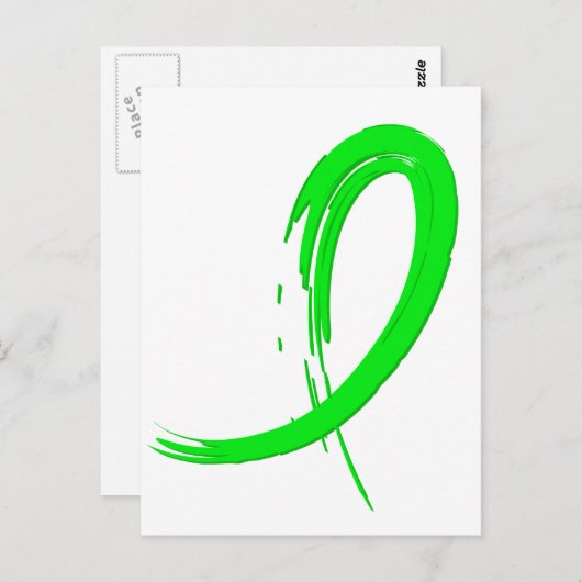 Linggroene lintlint van non-Hodgkin A4 Briefkaart (Voorkant / Achterkant)