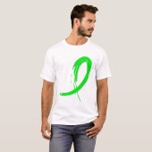Linggroene lintlint van non-Hodgkin A4 T-shirt (Voorkant volledig)