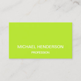 Linggroene minimalistische trendy visitekaartje