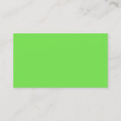 Linggroene minimalistische Visitekaartjes (Achterkant)
