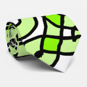 Linggroene slang. stropdas (Opgerold)