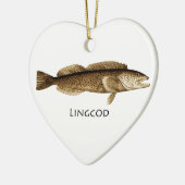 Lingkabeljauw Logo Keramisch Ornament (Links)